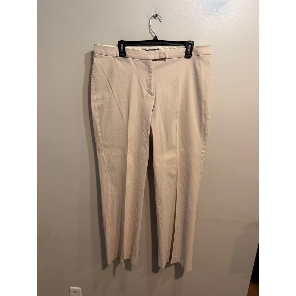 Lane Bryant Women Beige Tan Dress Pants Size 18 Average Stretch Trousers